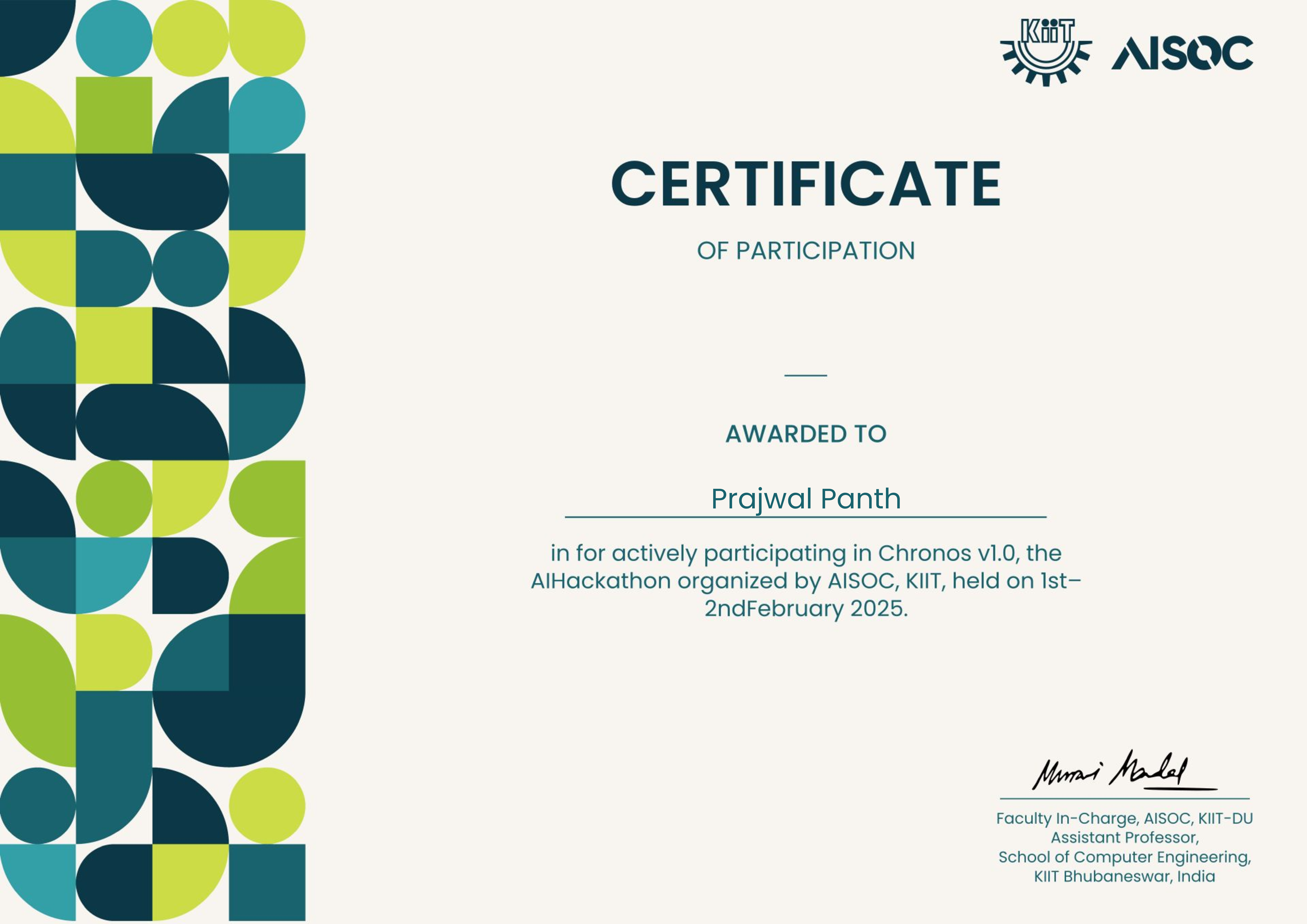 AISOC AI Hackathon Participation