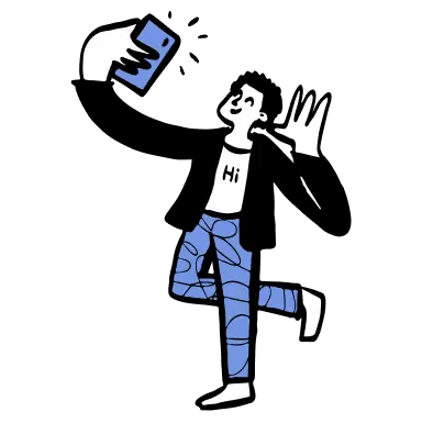 Hi illustration